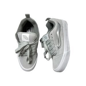vans knu skool gray silver skate shoes sneakers